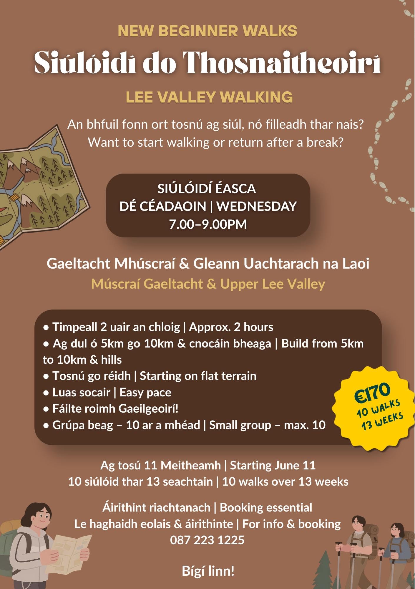 Siúlóidí do Thosnatheoirí – Beginner Walks (Lee Valley Walking)